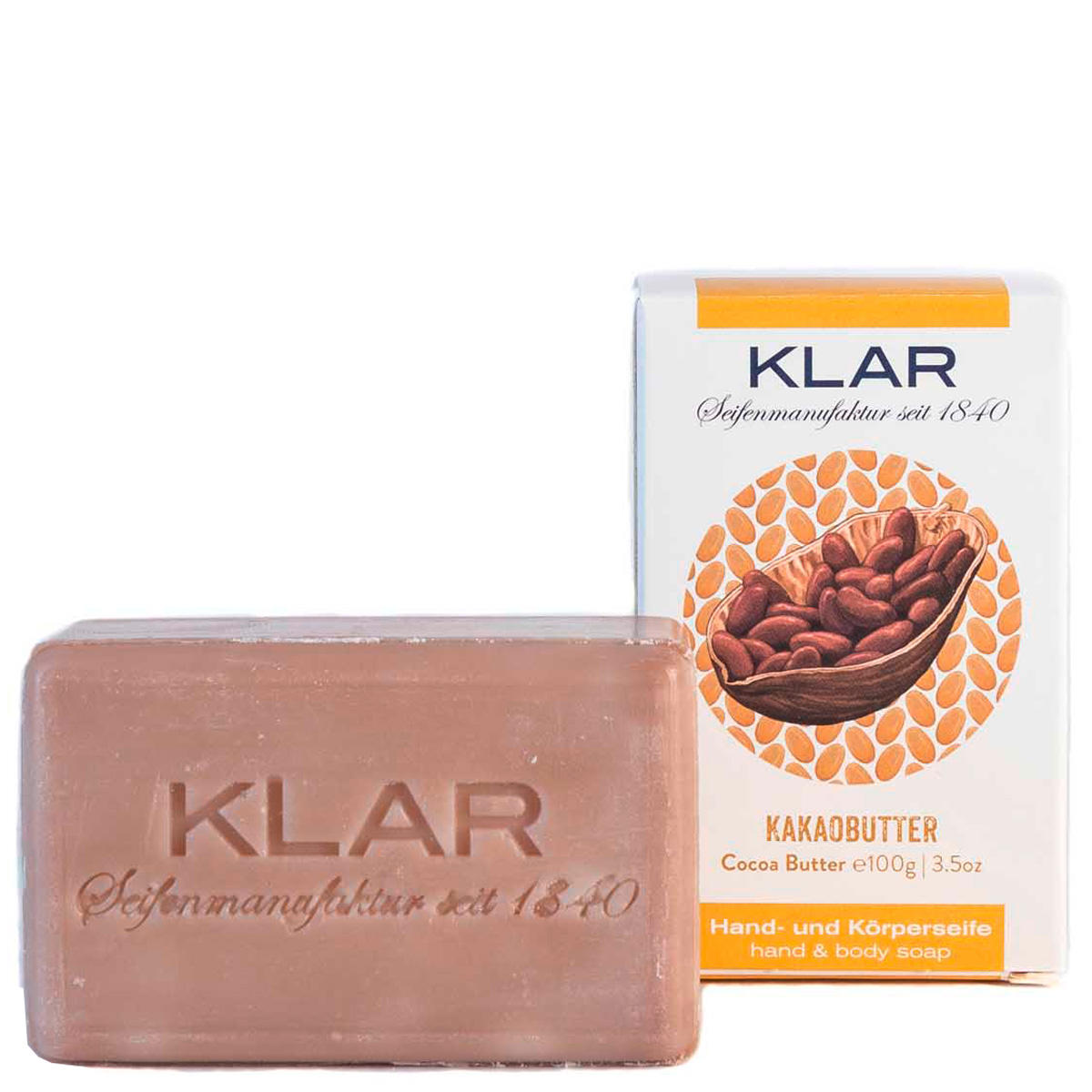 KLAR Kakaobutter Seife 100 g