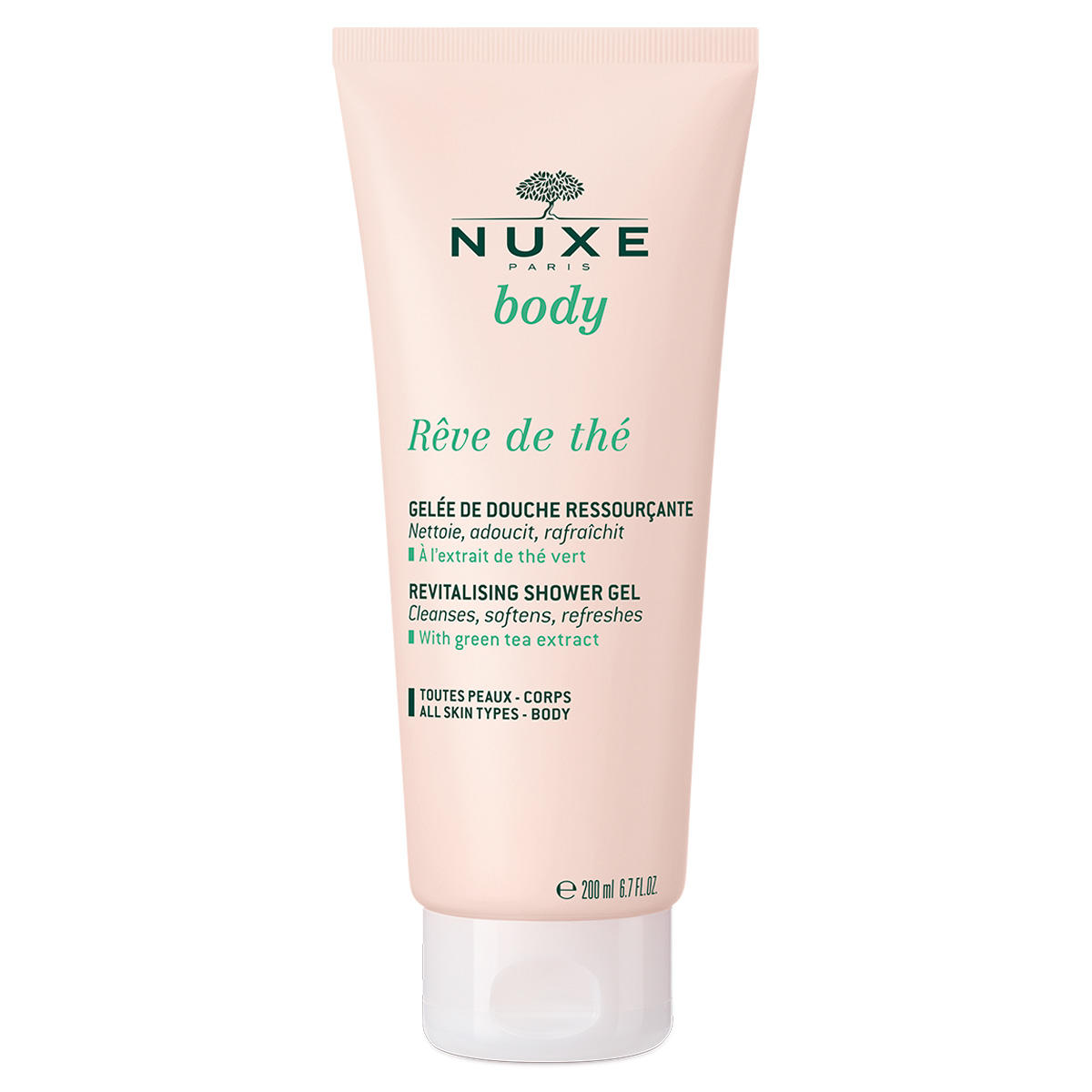NUXE Rêve de Thé Gelée de douche ressourçante 200 ml