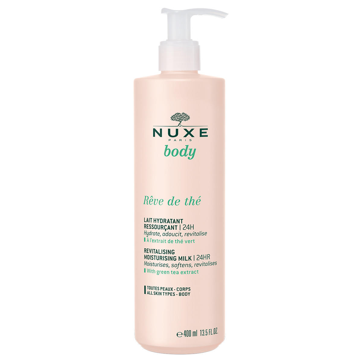 NUXE Rêve de Thé Feuchtigkeitsspendende Körpermilch 24 H 400 ml