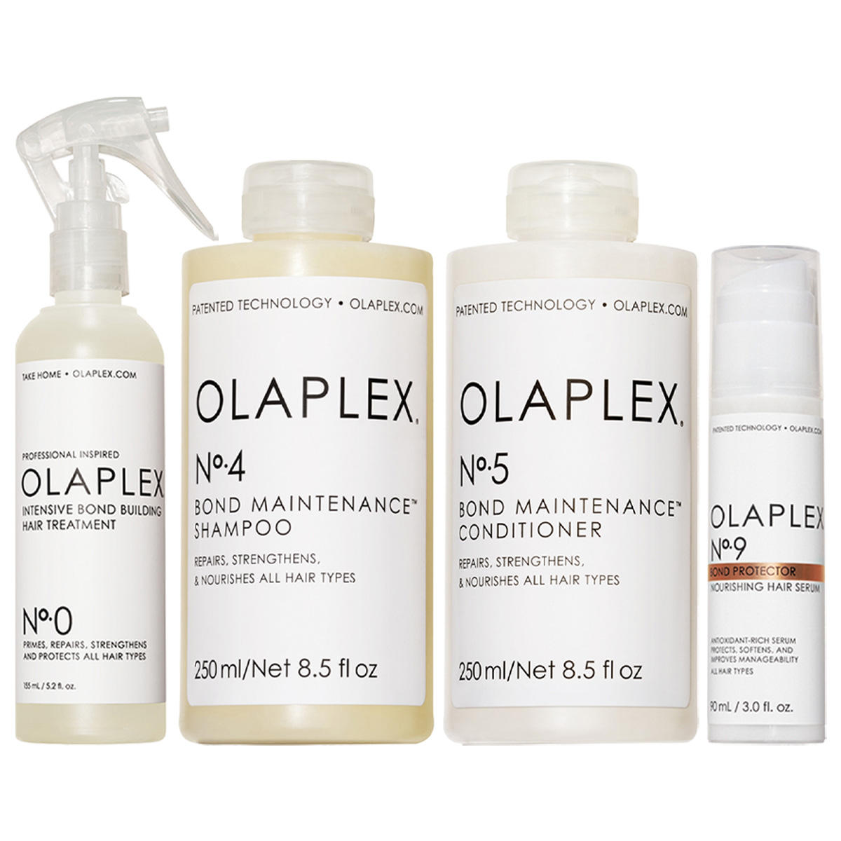 Olaplex Set No. 0 + No. 4 + No. 5 + No. 9