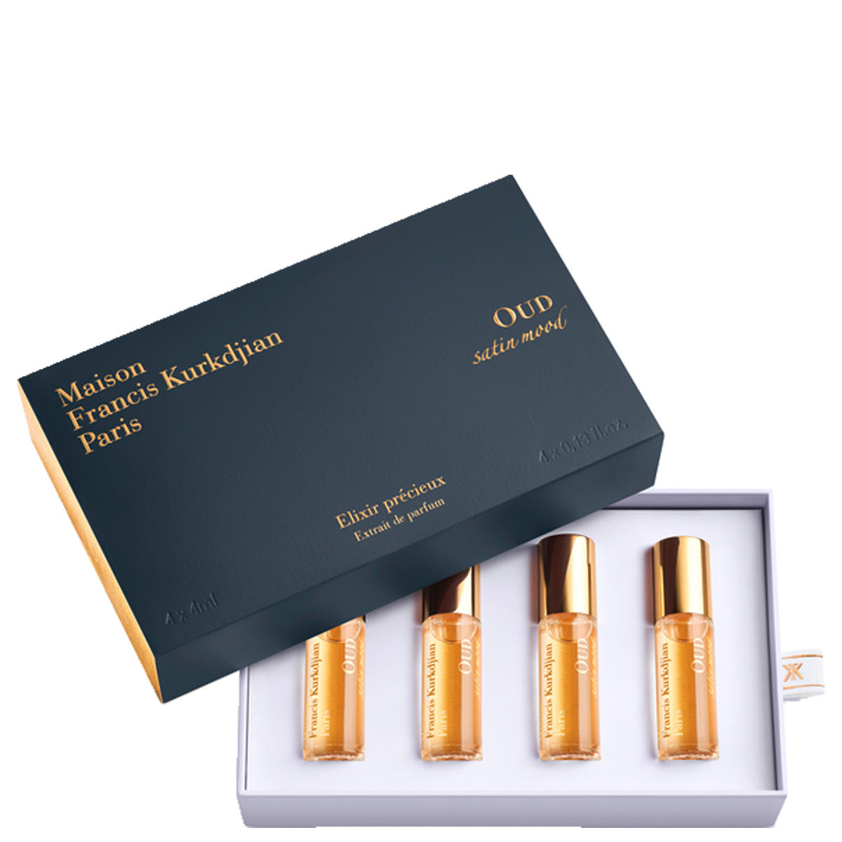 Maison Francis Kurkdjian Paris OUD satin mood Roll-On Elixir Set 4 x 4 ml