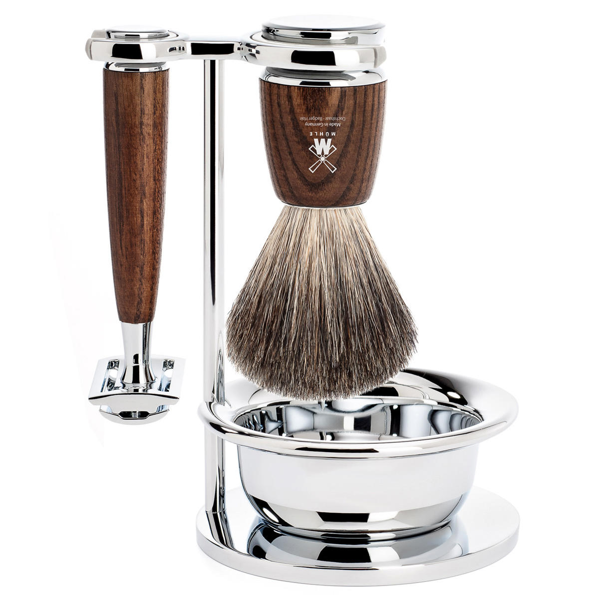 MÜHLE RYTMO Set da barba rasoio chiuso pettine