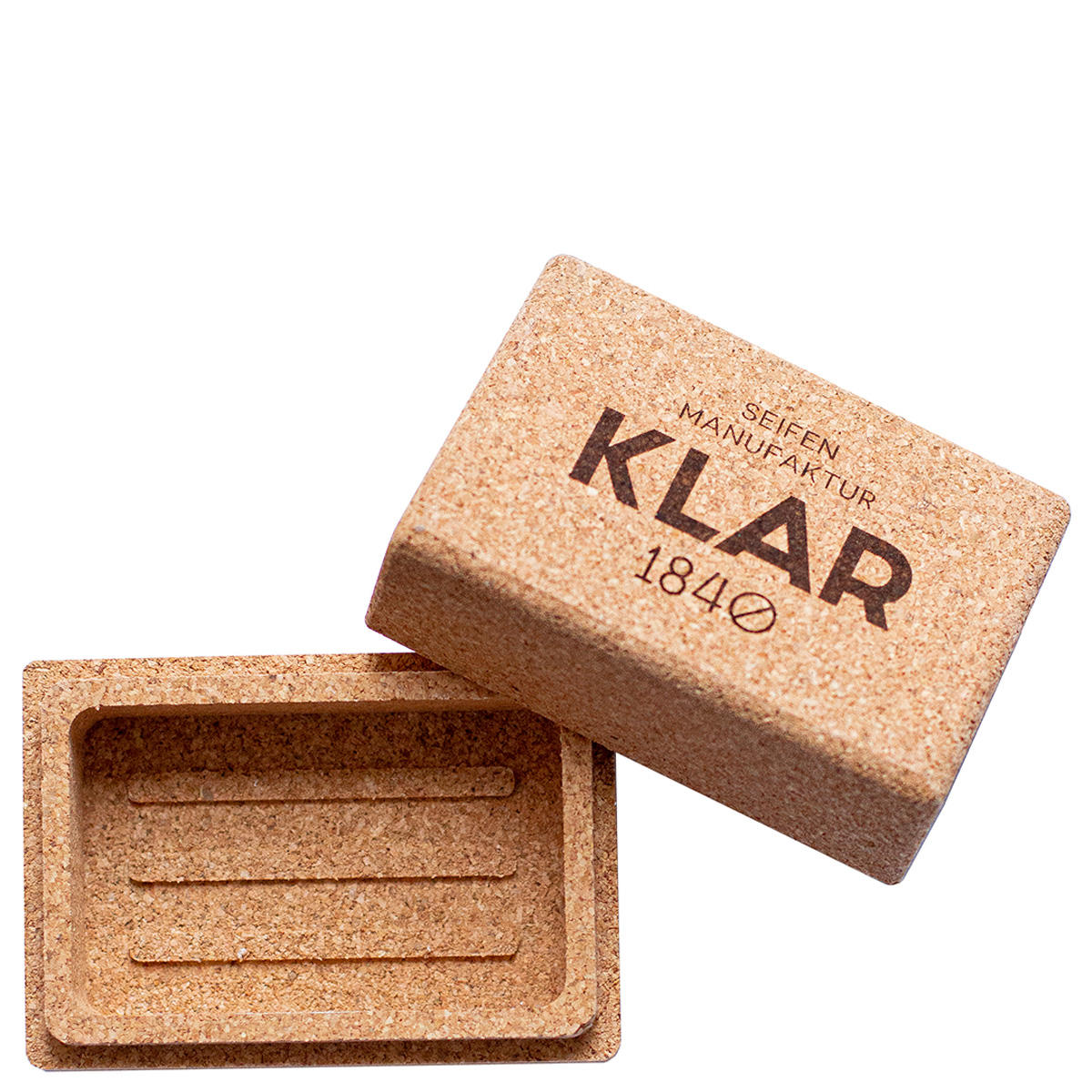 KLAR Seifendose aus Kork 1 Stück