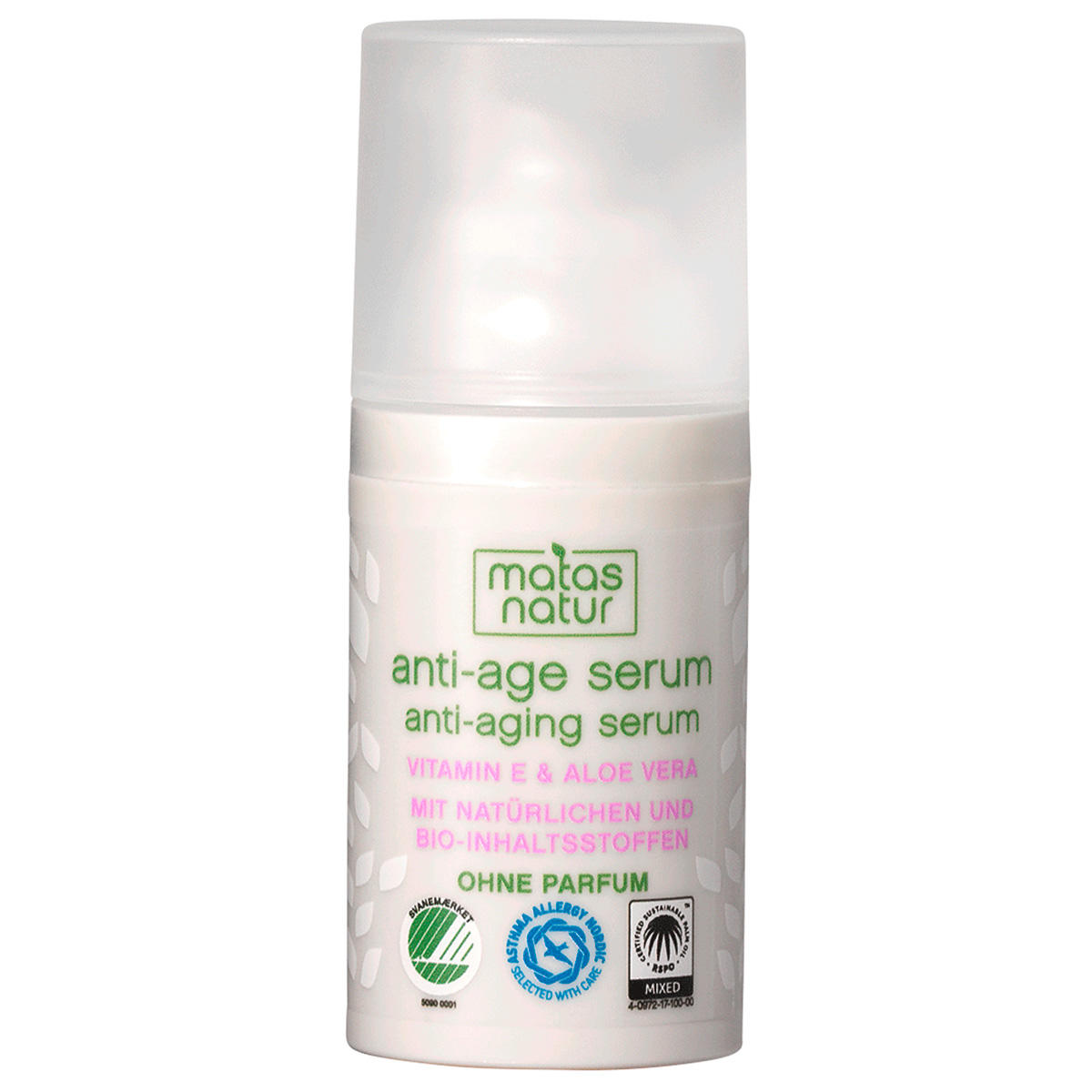 MATAS Natur Siero anti-età con Alore Vera e Vitamina E 30 ml