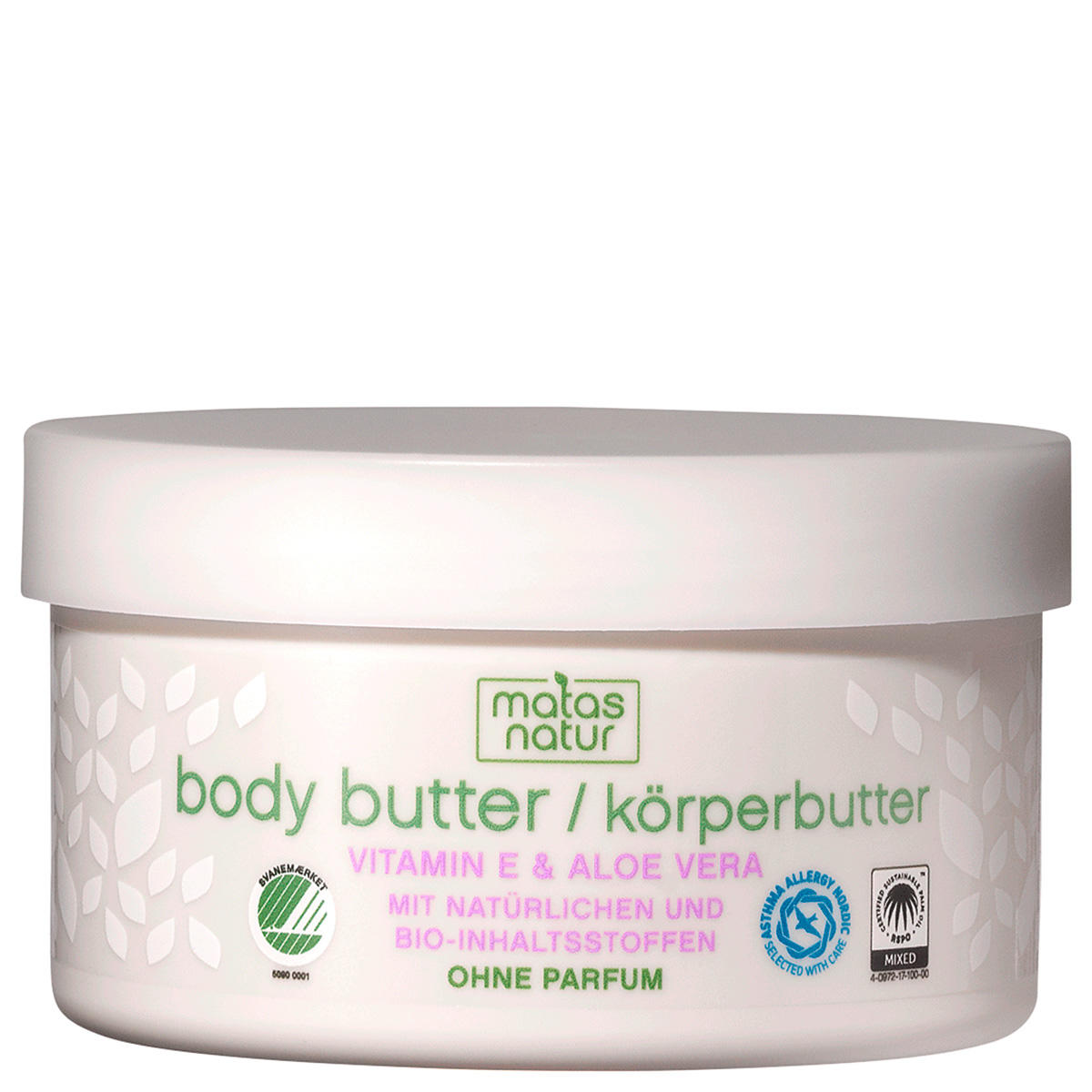 MATAS Natur Burro corpo con Aloe Vera e Vitamina E 200 ml