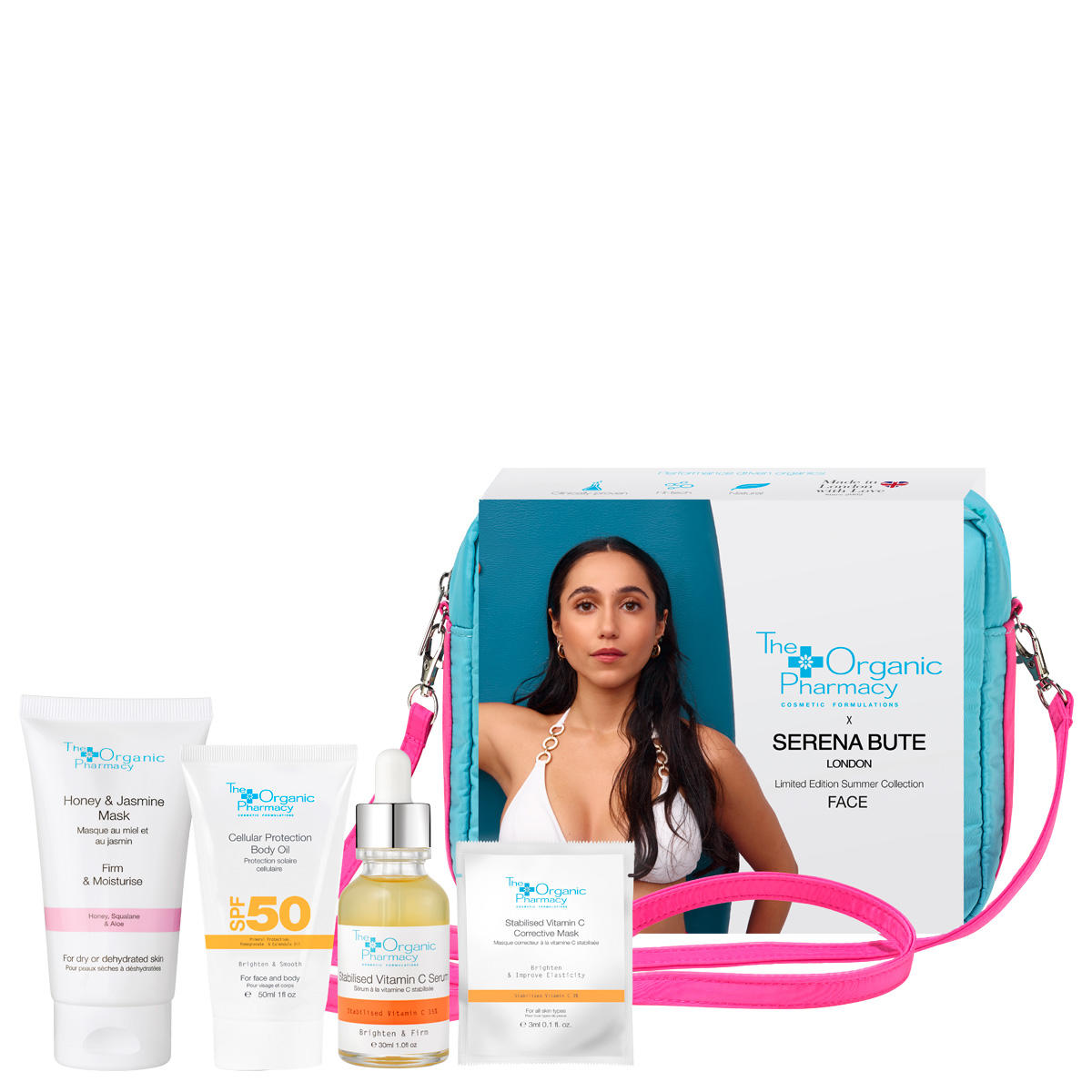 The Organic Pharmacy x Serena Bute Limited Edition Summer Collection Face