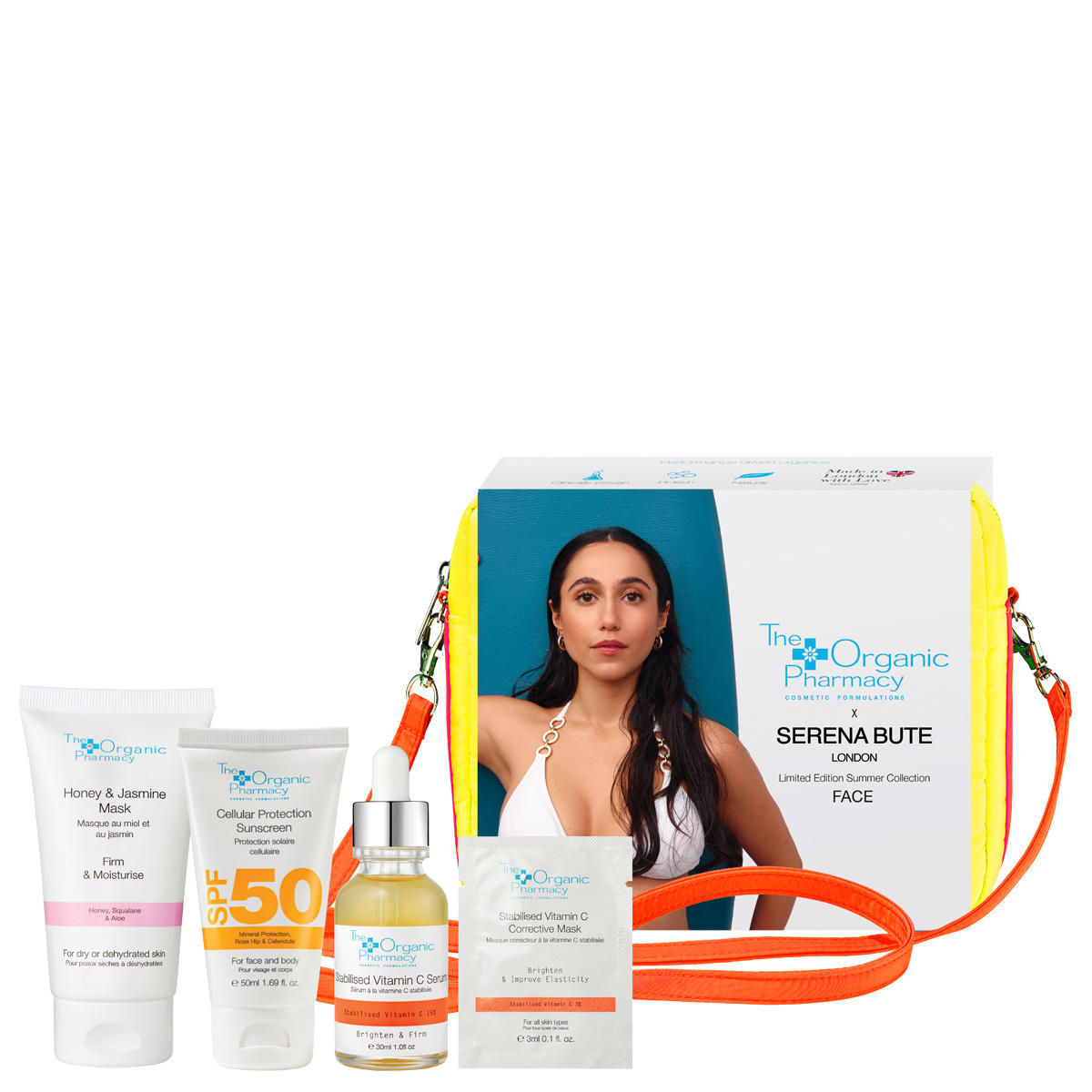 The Organic Pharmacy x Serena Bute Limited Edition Summer Collection Face
