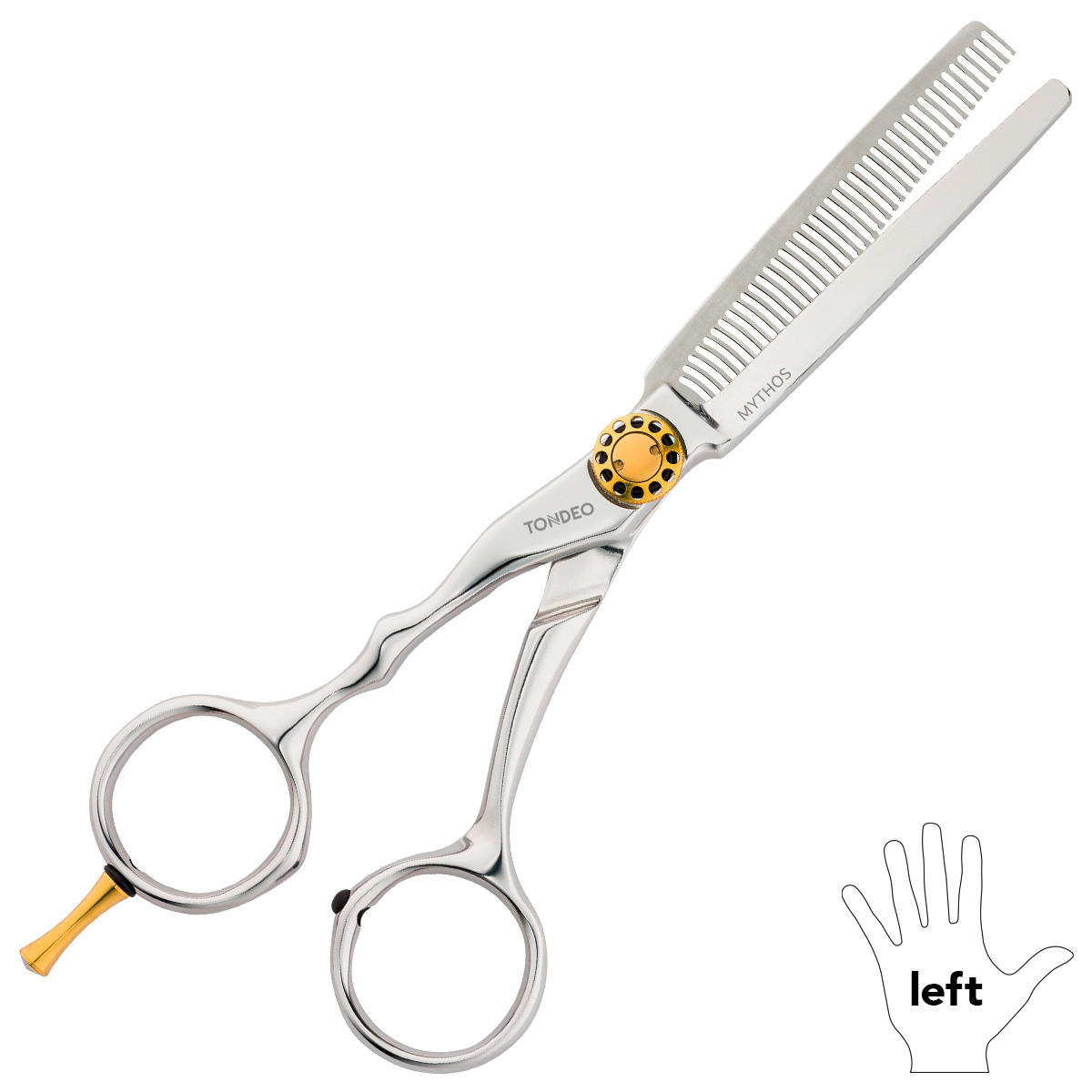 Tondeo Modeling scissors Mythos Offset Conblade Left 5,75"" 36 Zähne