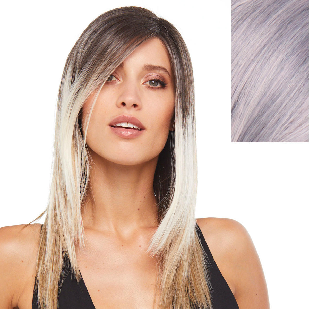 Gisela Mayer Synthetic hair wig Rosi Blue Pink