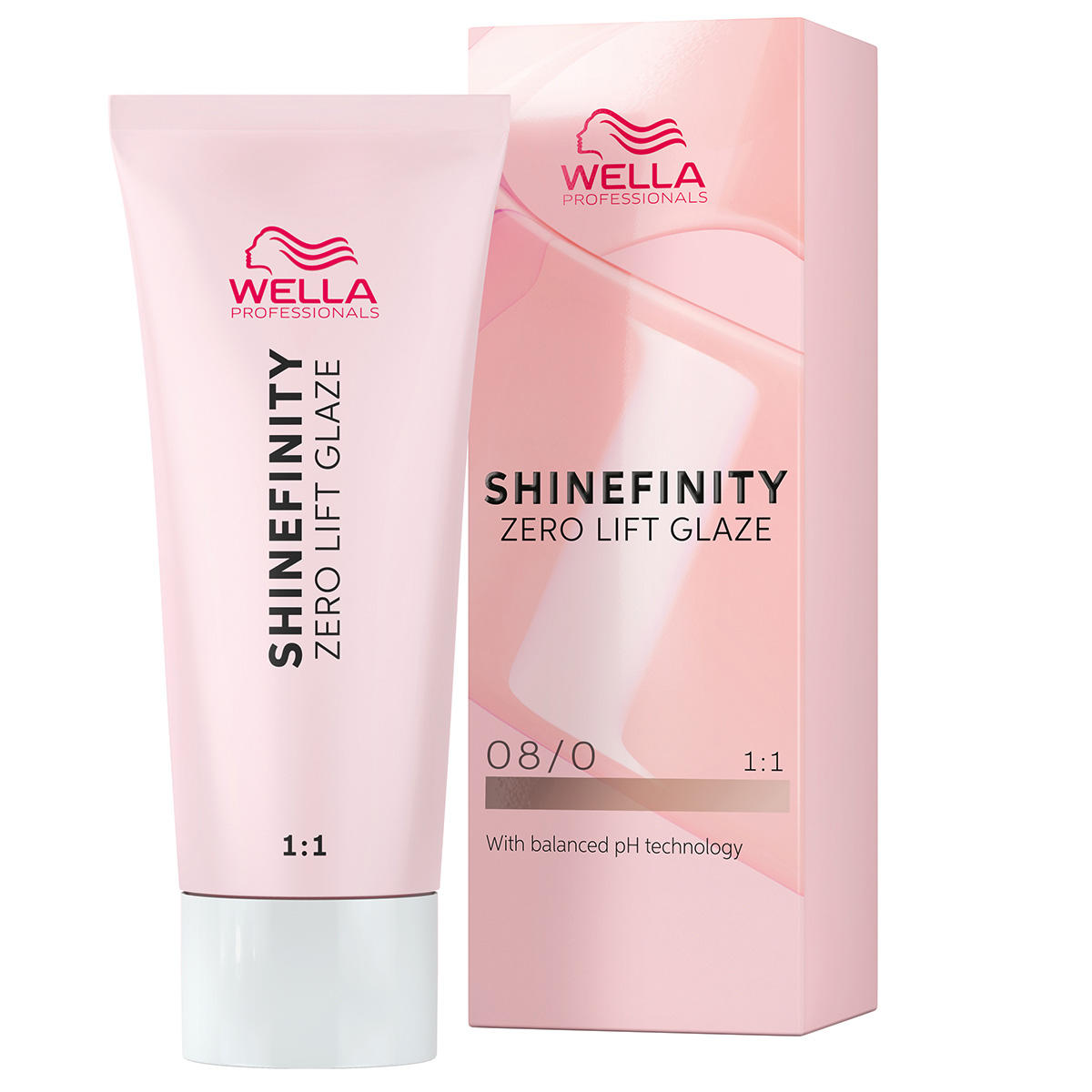 Wella Professionals Shinefinity Zero Lift Glaze 08/0 Natural Latte - hellblond natur 60 ml