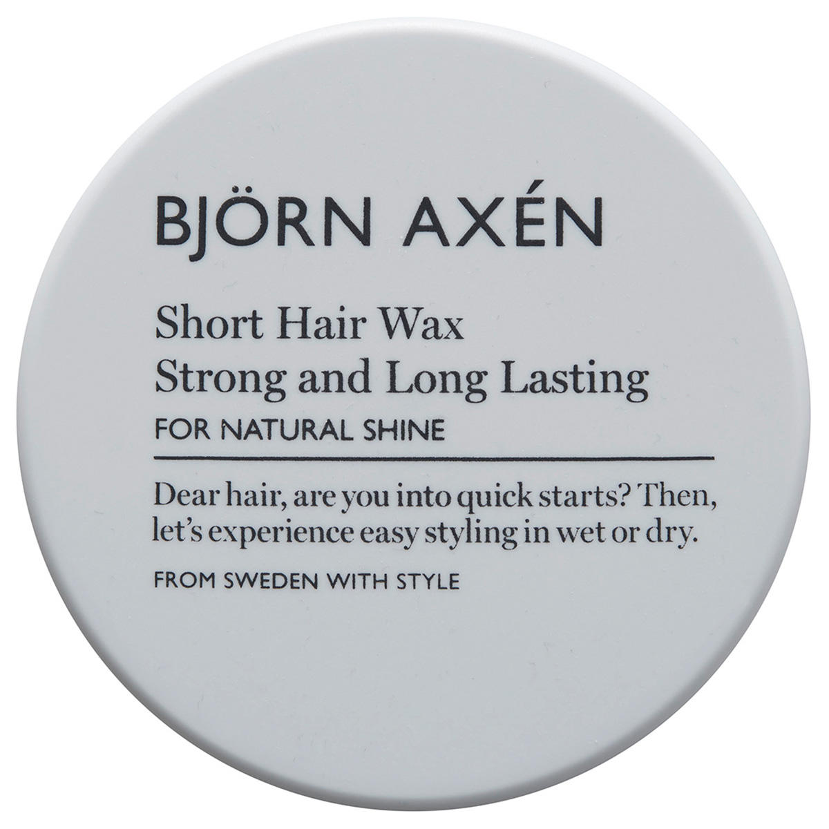 BJÖRN AXÉN Short Hair Wax 80 ml