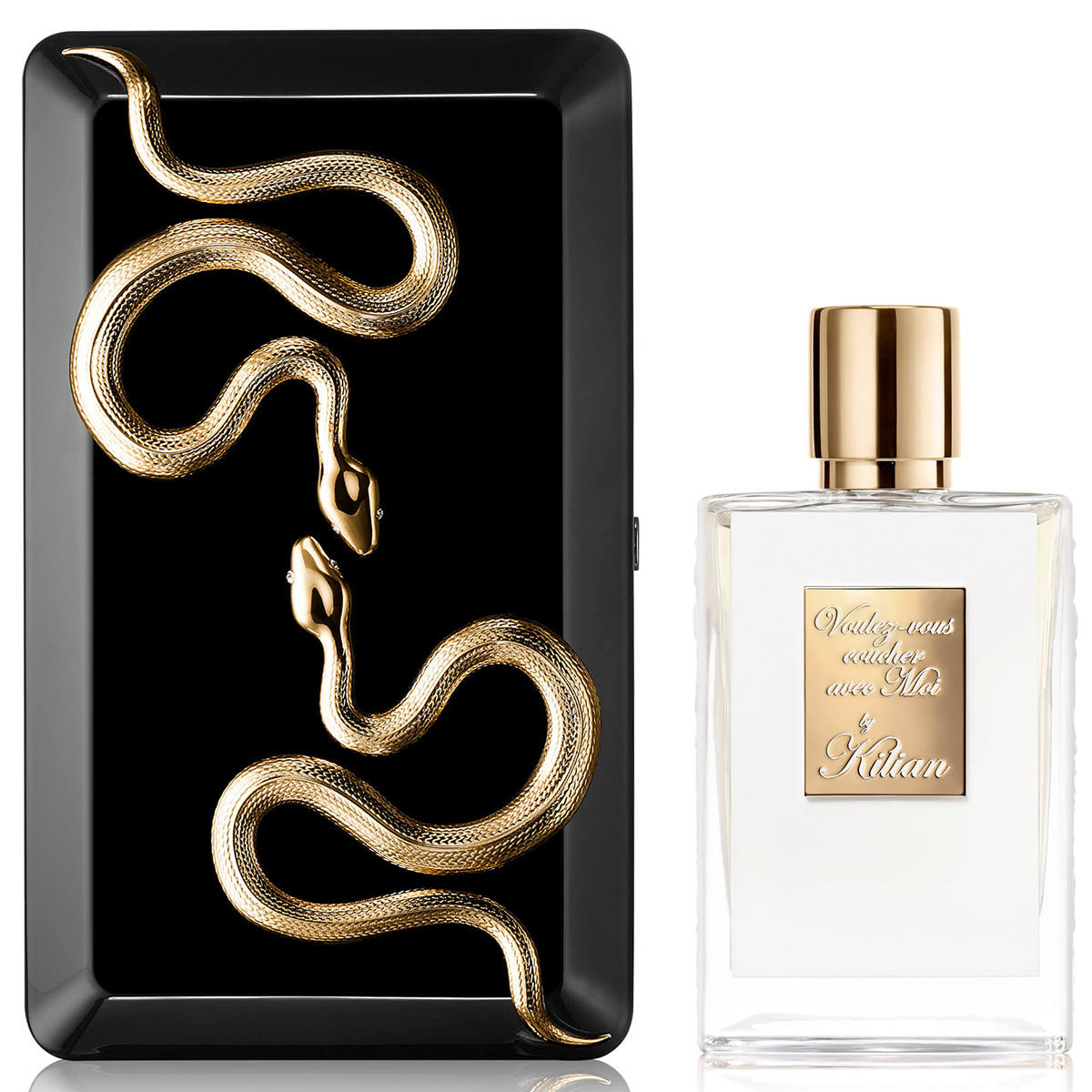 Kilian Paris Voulez-vous Coucher Avec Moi Eau de Parfum nachfüllbar mit Clutch 50 ml