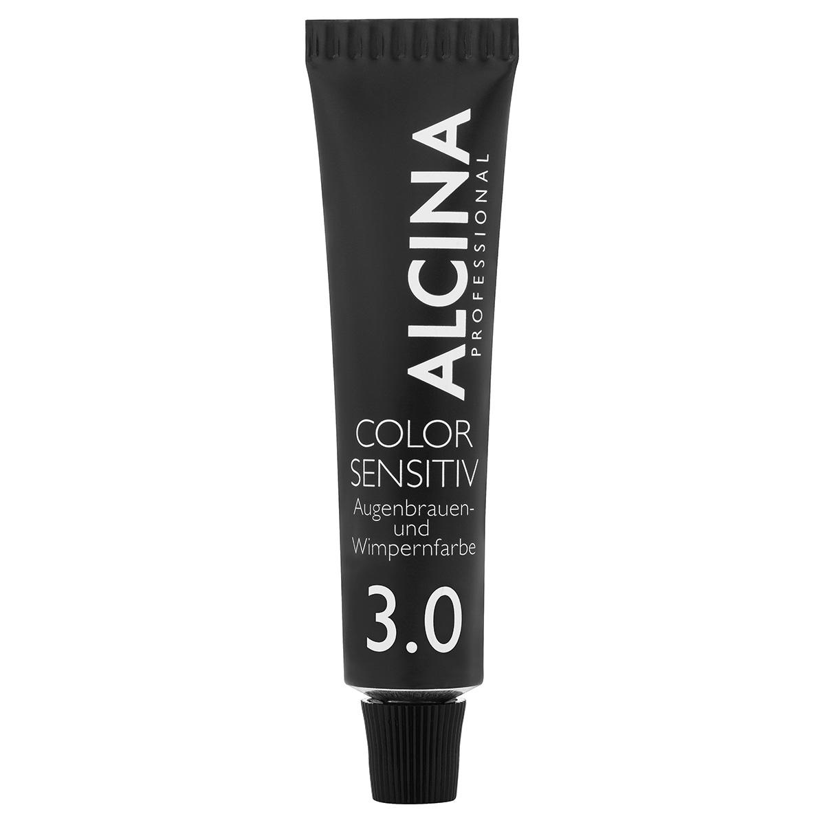 Alcina Kleurgevoelige wenkbrauw- en wimperverf 3.0 Dunkelbraun Tube 17 ml