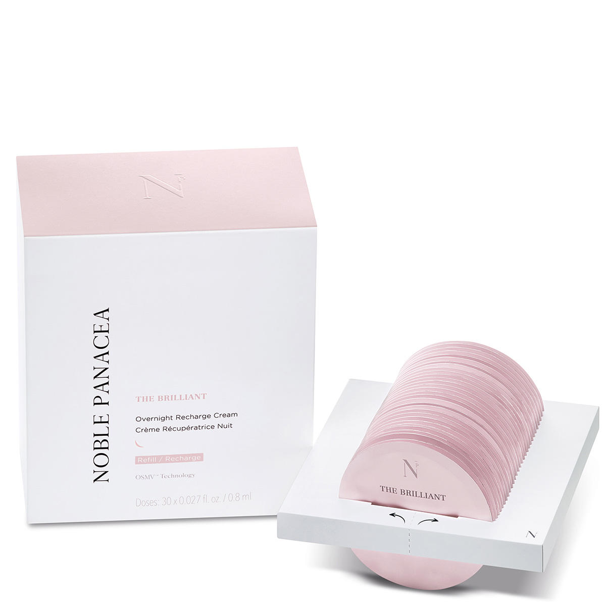 NOBLE PANACEA THE BRILLIANT Overnight Recharge Cream Refill 30 x 0,8 ml