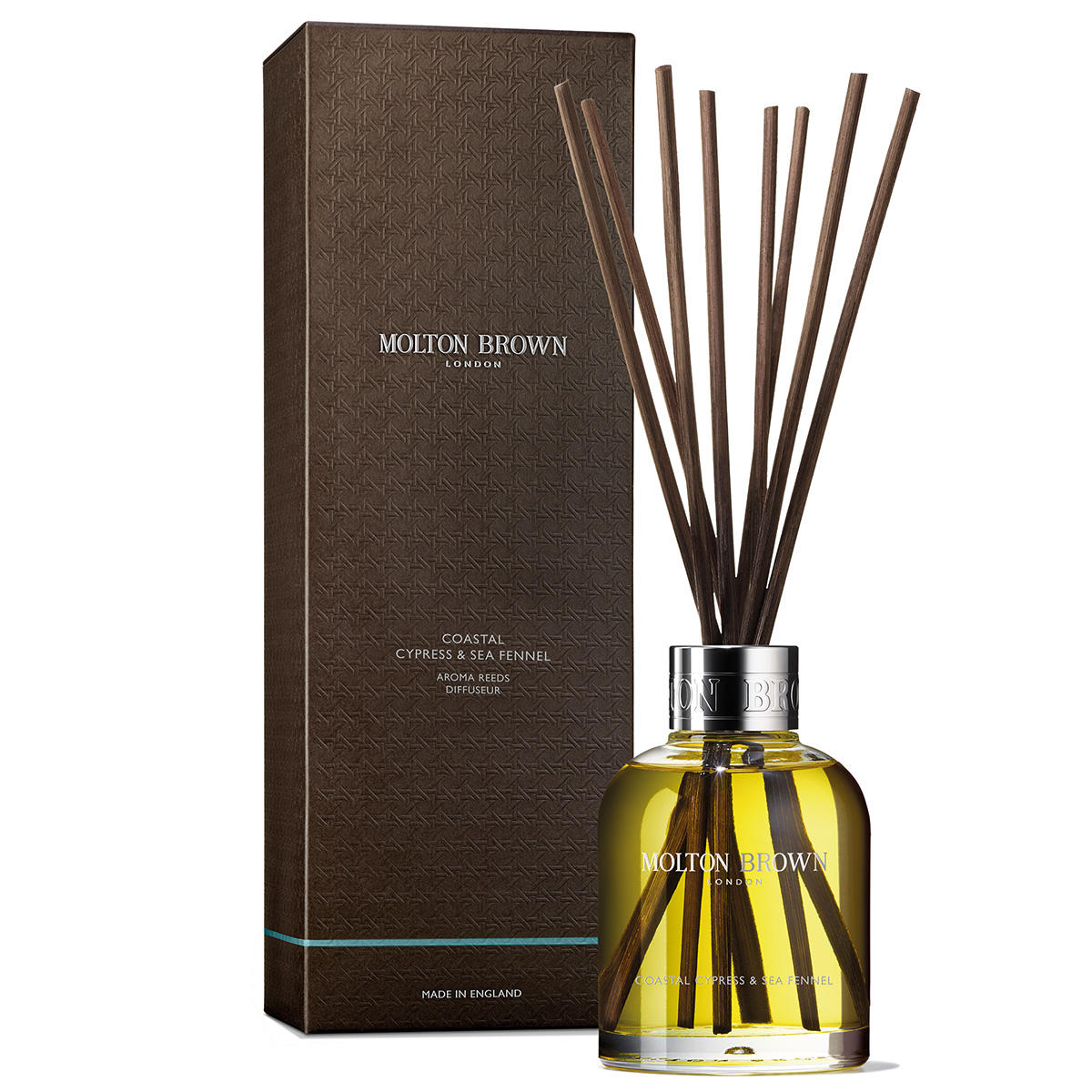 MOLTON BROWN Coastal Cypress & Sea Fennel Geurstokjes 150 ml