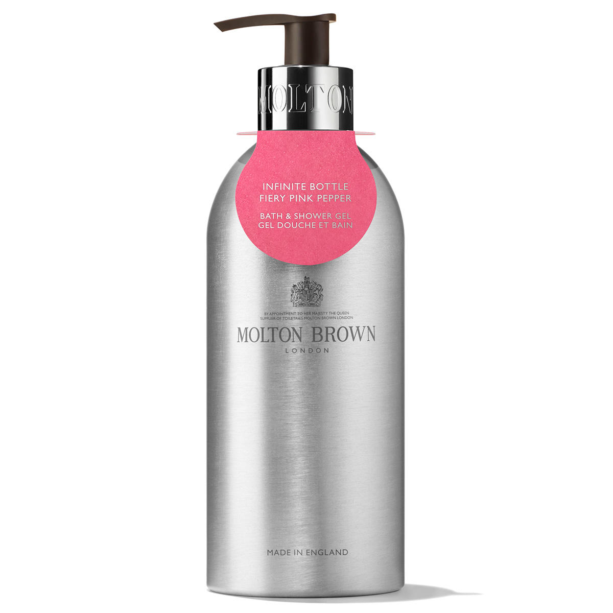 MOLTON BROWN Fiery Pink Pepper Infinite Bottle Bath & Shower Gel 400 g