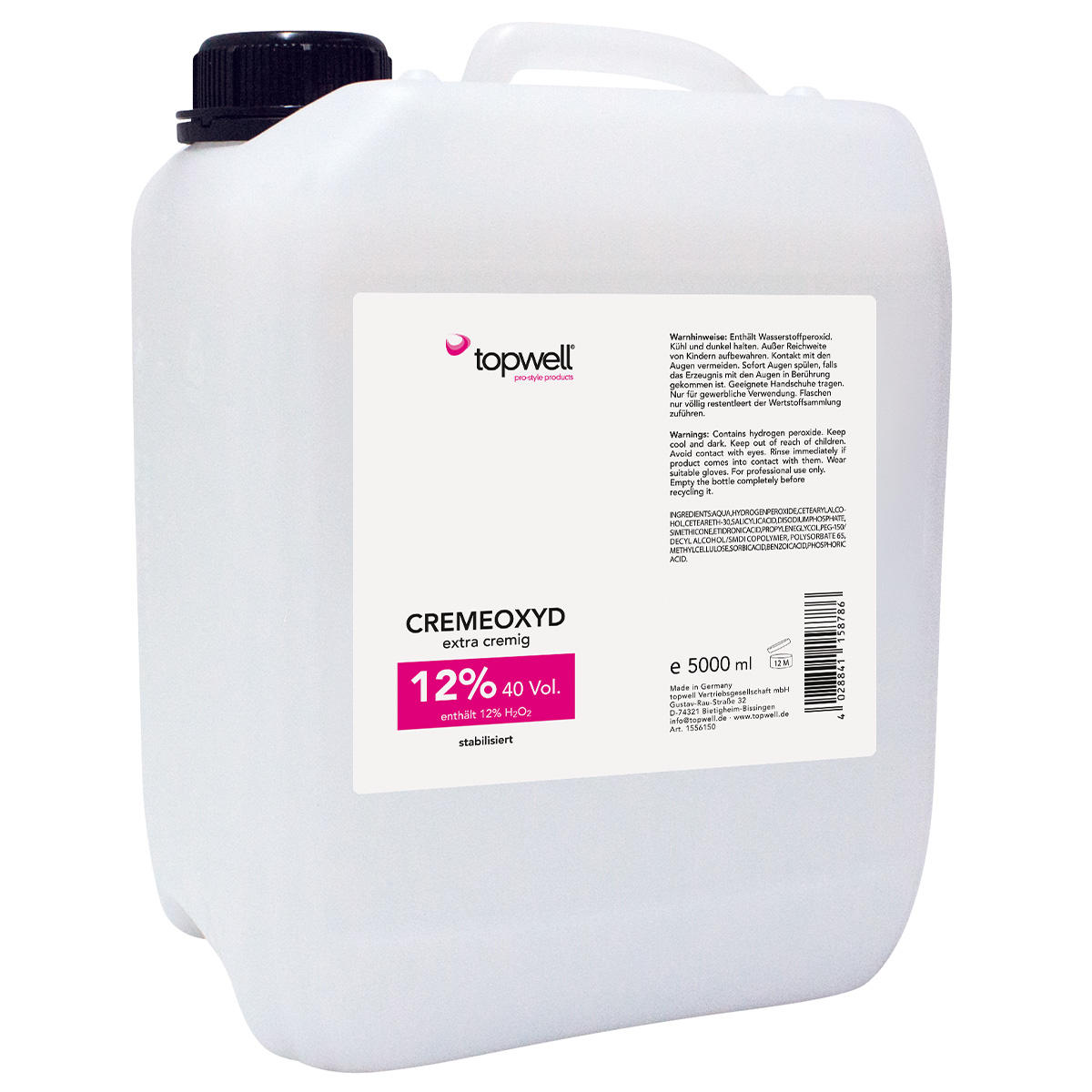Topwell Ossido di crema extra cremoso