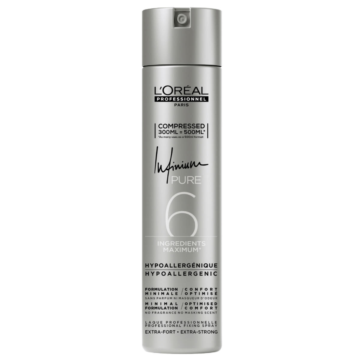 L'ORÉAL Infinium Pure Haarlak Extra Strong, 300 ml