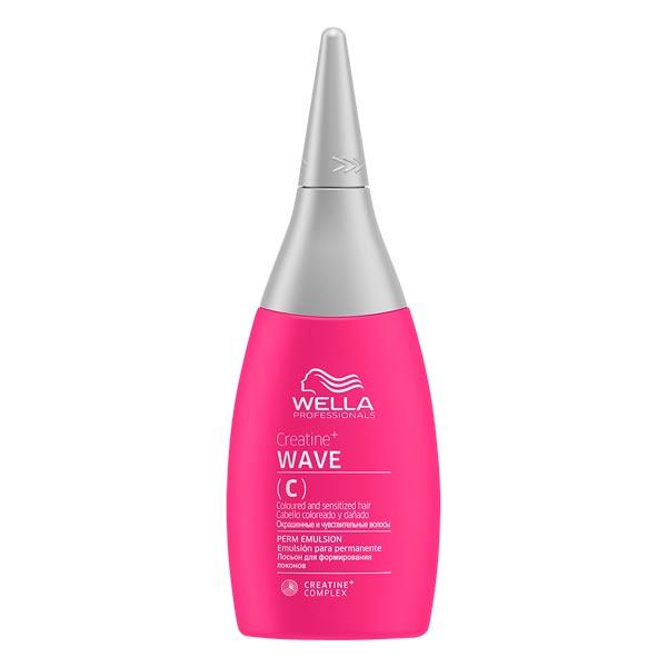 Wella Creatine+ Wave Base C/S - para cabellos coloreados y sensibles, 75 ml