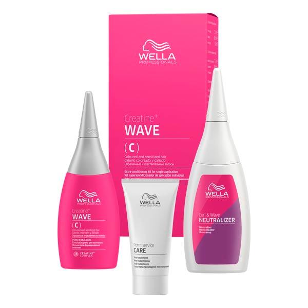 Wella Creatine+ Wave Hair Kit C/S - para cabellos coloreados y sensibles