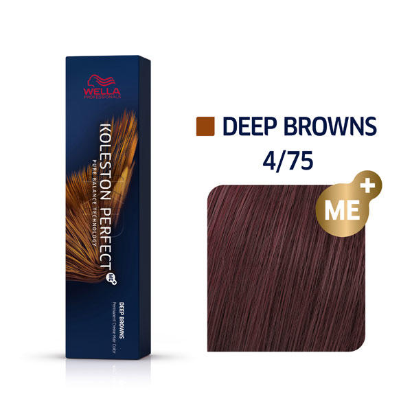 Wella Koleston Perfect Deep Browns 4/75 Medium Brown Mahogany, 60 ml