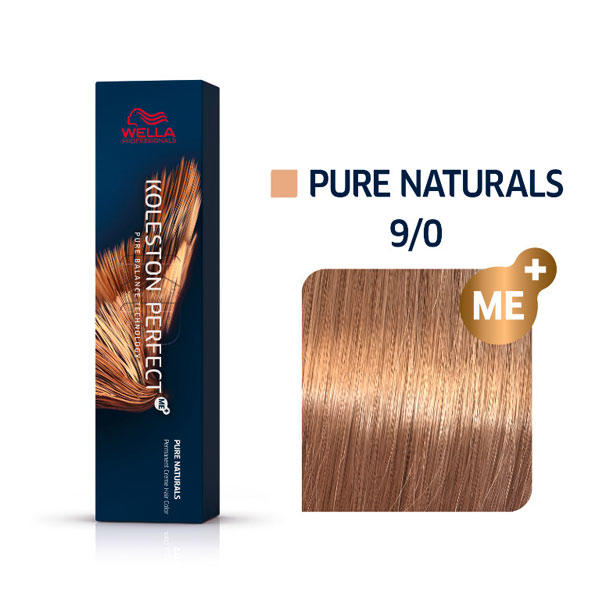 Wella Koleston Perfect ME+ Pure Naturals 9/0 Rubio claro, 60 ml