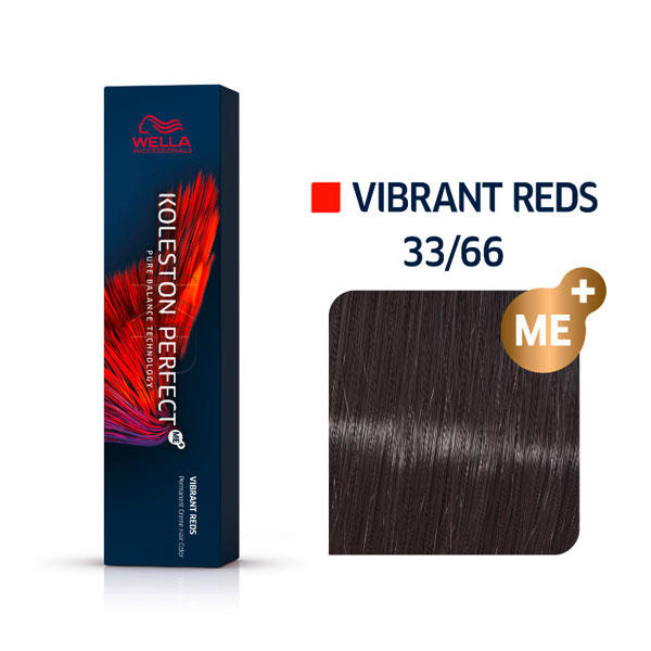 Wella Koleston Perfect Vibrant Reds 33/66 Violeta intensivo marrón oscuro, 60 ml