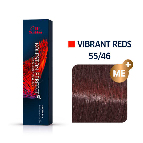 Wella Koleston Perfect Vibrant Reds 55/46 Light Brown Intensive Red Violet, 60 ml