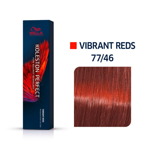 Wella Koleston Perfect Vibrant Reds 77/46 Medium Blonde Intense Red Violet, 60 ml