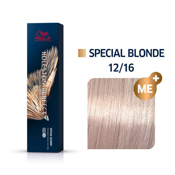 Wella Koleston Perfect ME+ Special Blonde 12/16 Blond Asch Violett, 60 ml