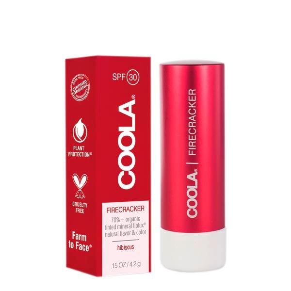 Coola Mineral Liplux Organic Tinted Lip Balm SPF 30 Firecracker, 4,2 g