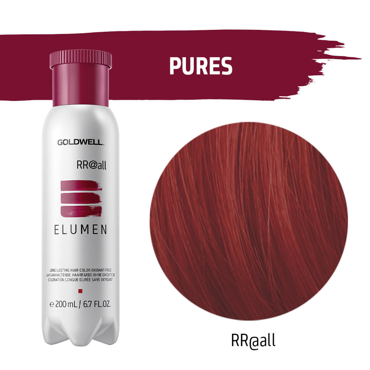Goldwell Elumen Pure Hair Color Pure RR@all, 200 ml