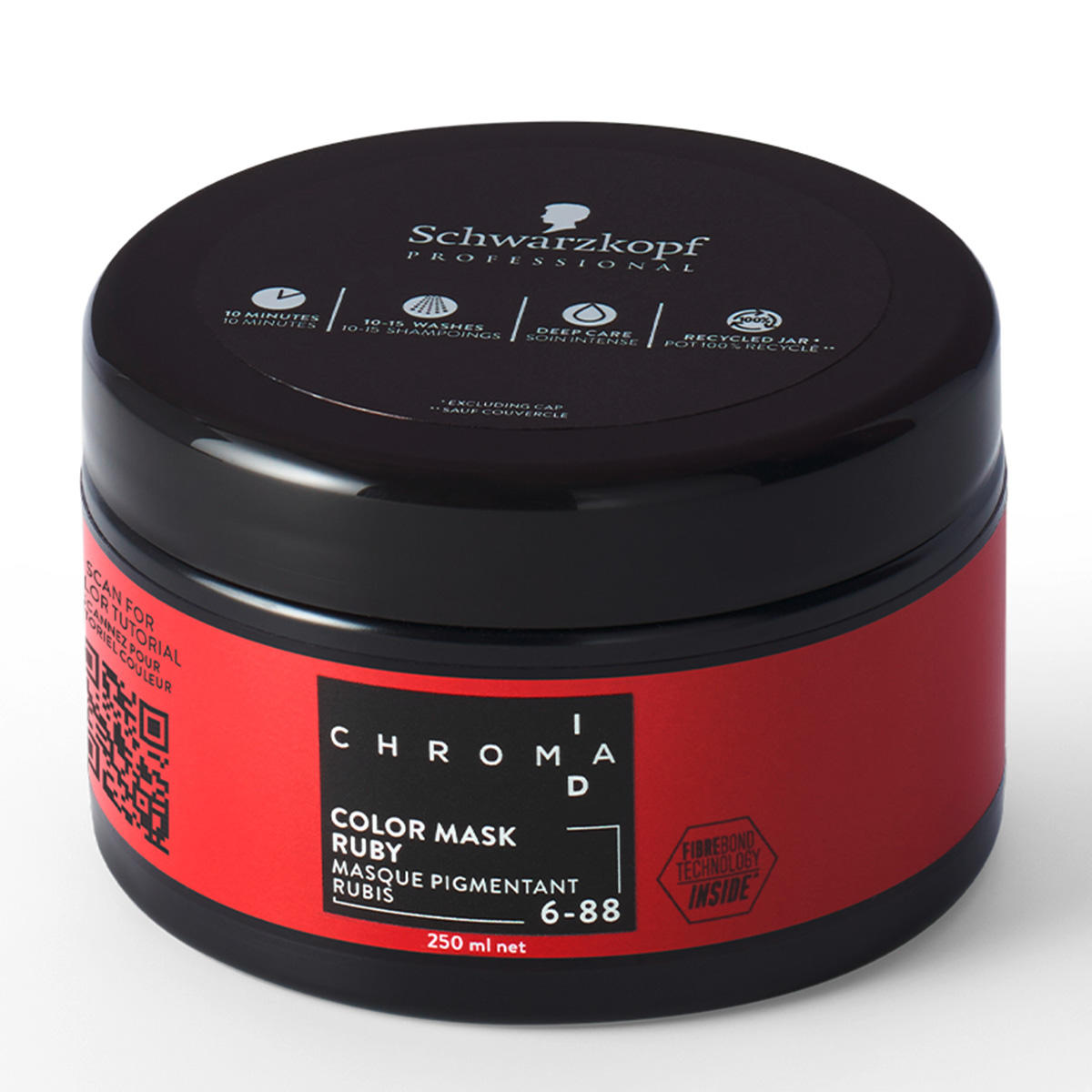 Schwarzkopf Professional Chroma ID Bonding Color Mask 6-88 Rubin 250 ml