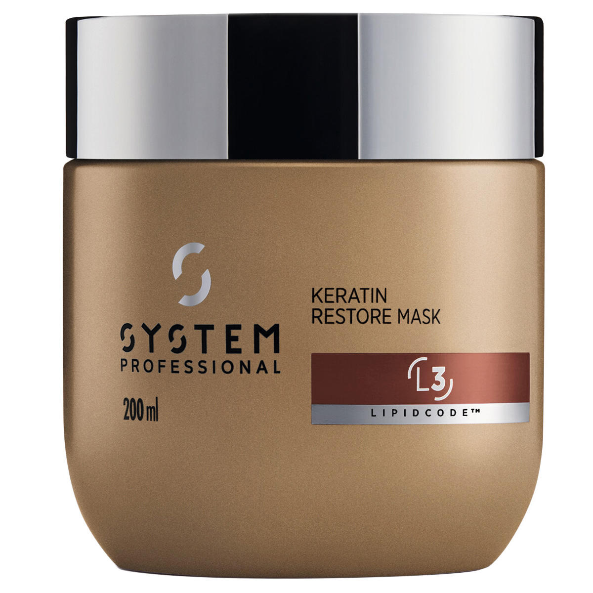 System Professional LipidCode Luxeoil L3 Keratin Restore Mask 200 ml