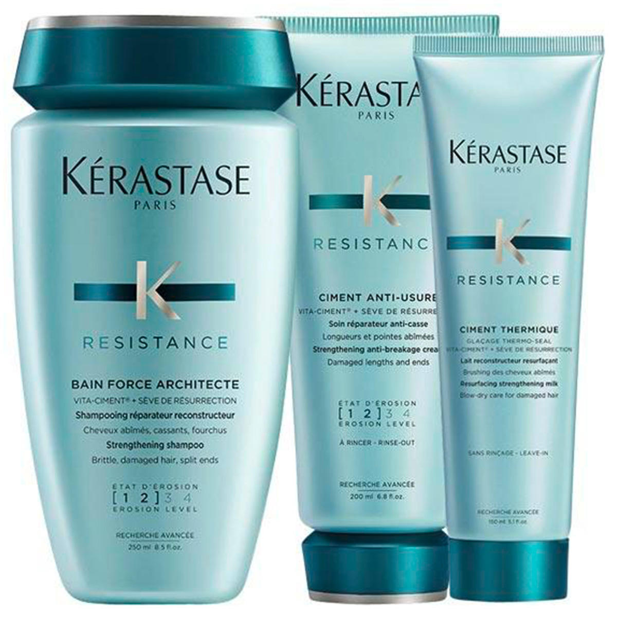 Kérastase Resistance Kit de soins pour cheveux structurellement abîmés et affaiblis