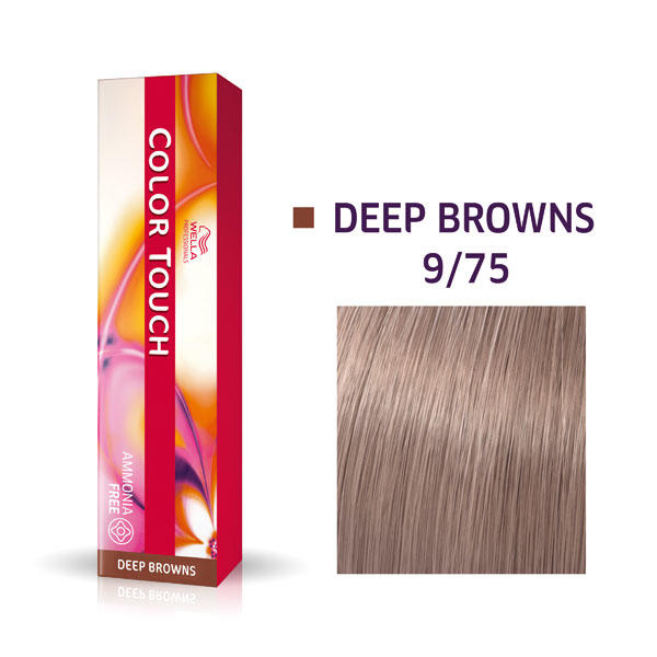 Wella Color Touch Deep Browns 9/75 Light Blonde Brown Mahogany