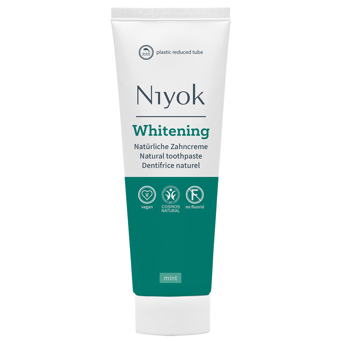 Niyok Natürliche Zahncreme Whitening Mint 75 ml