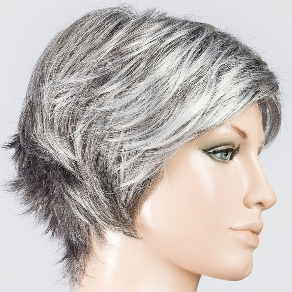 Ellen Wille HairPower Parrucca di capelli artificiali Flip Mono miscela di sale e pepe