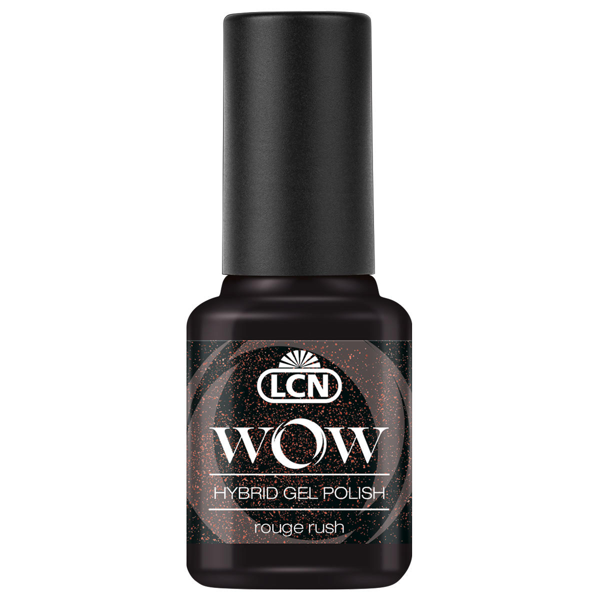 LCN WOW Hybrid Gel Polish Rouge Rush, 8 ml