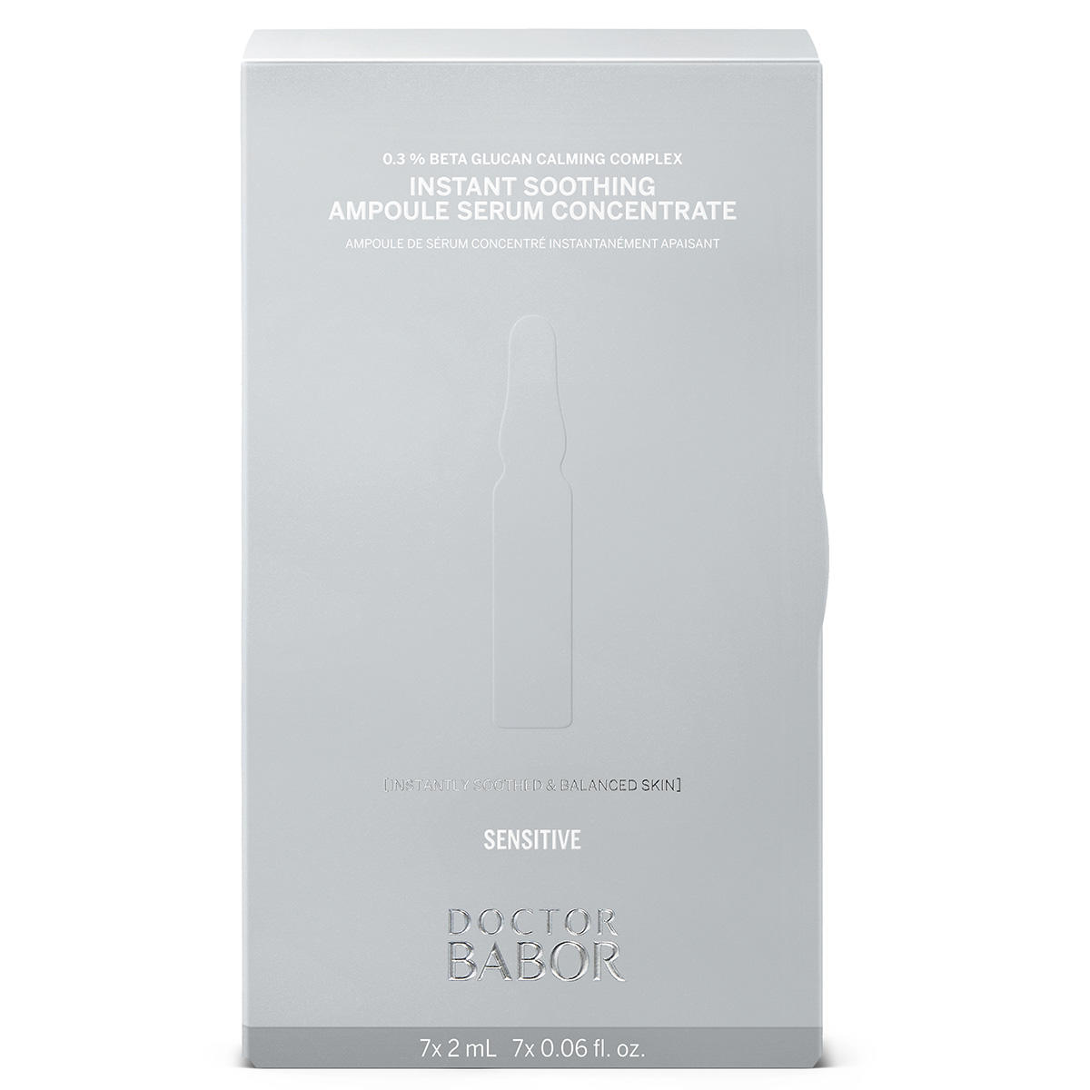 BABOR DOCTOR BABOR SENSITIVE Instant Soothing Ampoule Serum Concentrate 7 x 2 ml