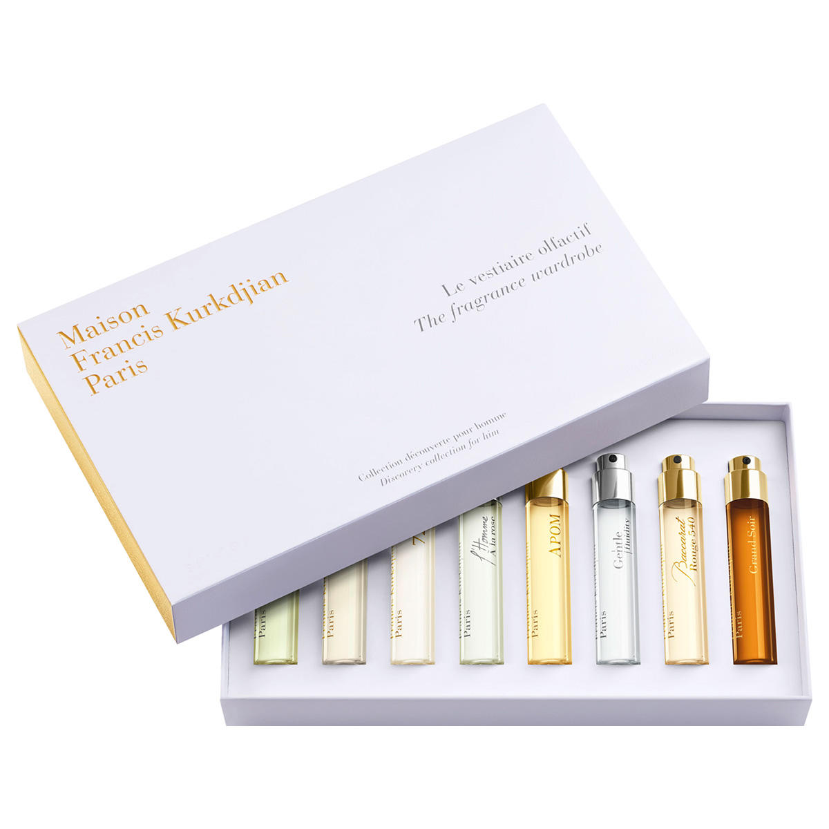 Maison Francis Kurkdjian Paris Fragrance Wardrobe for Him 8 x 11 ml