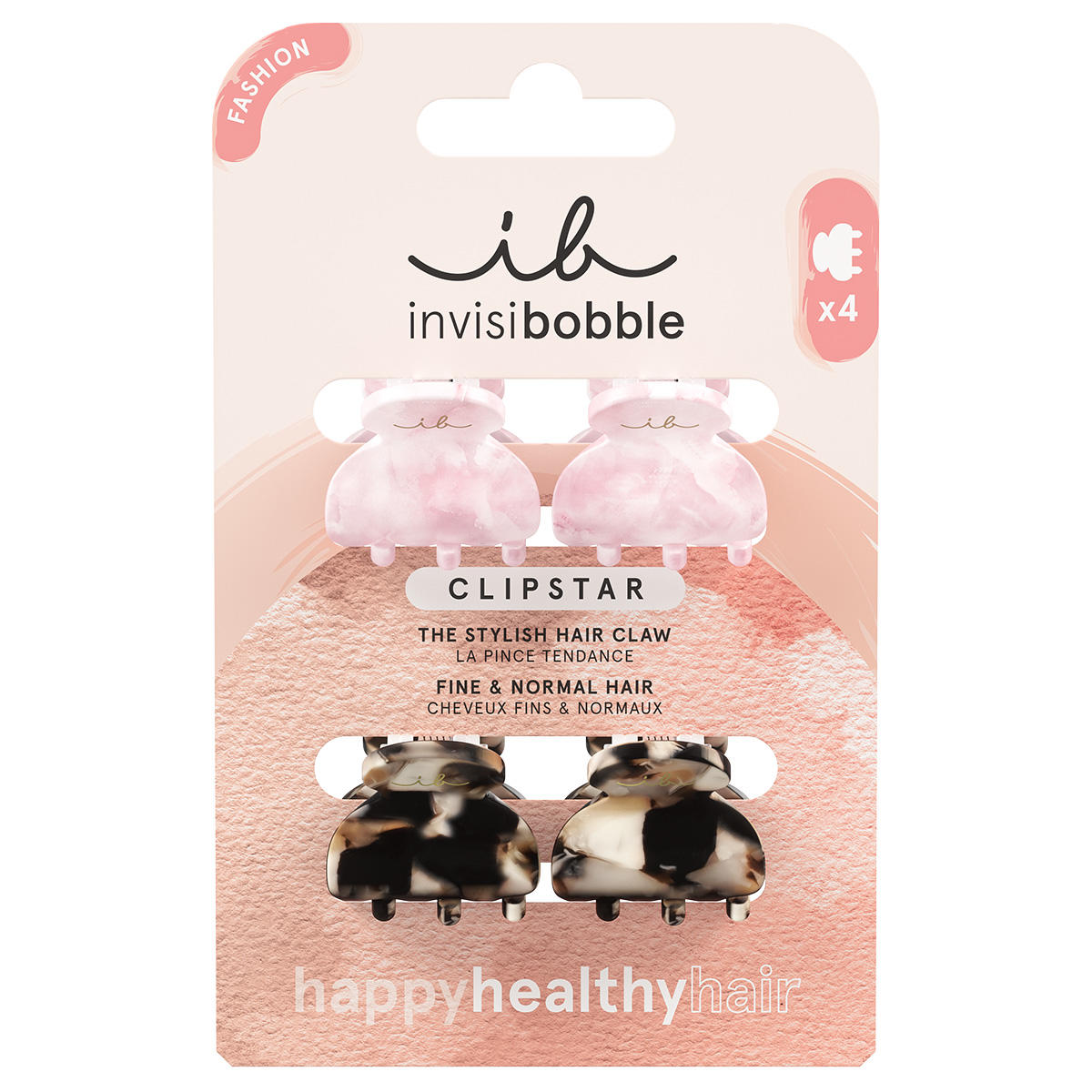 invisibobble CLIPSTAR Petit Four 4 Stück
