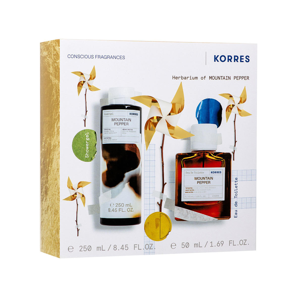 KORRES Set di profumi Mountain Pepper per lui