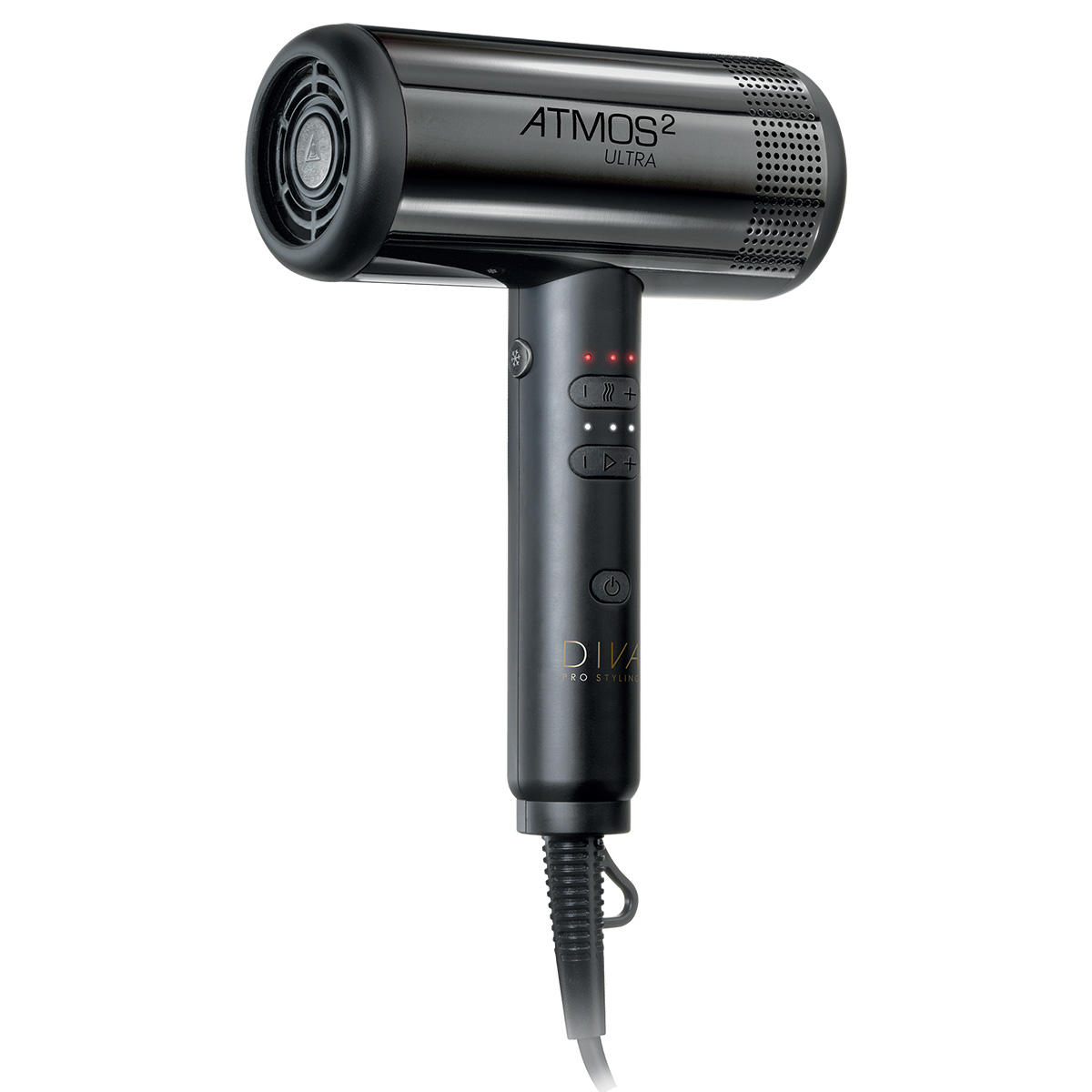 Diva Atmos 2 Ultra hair dryer black