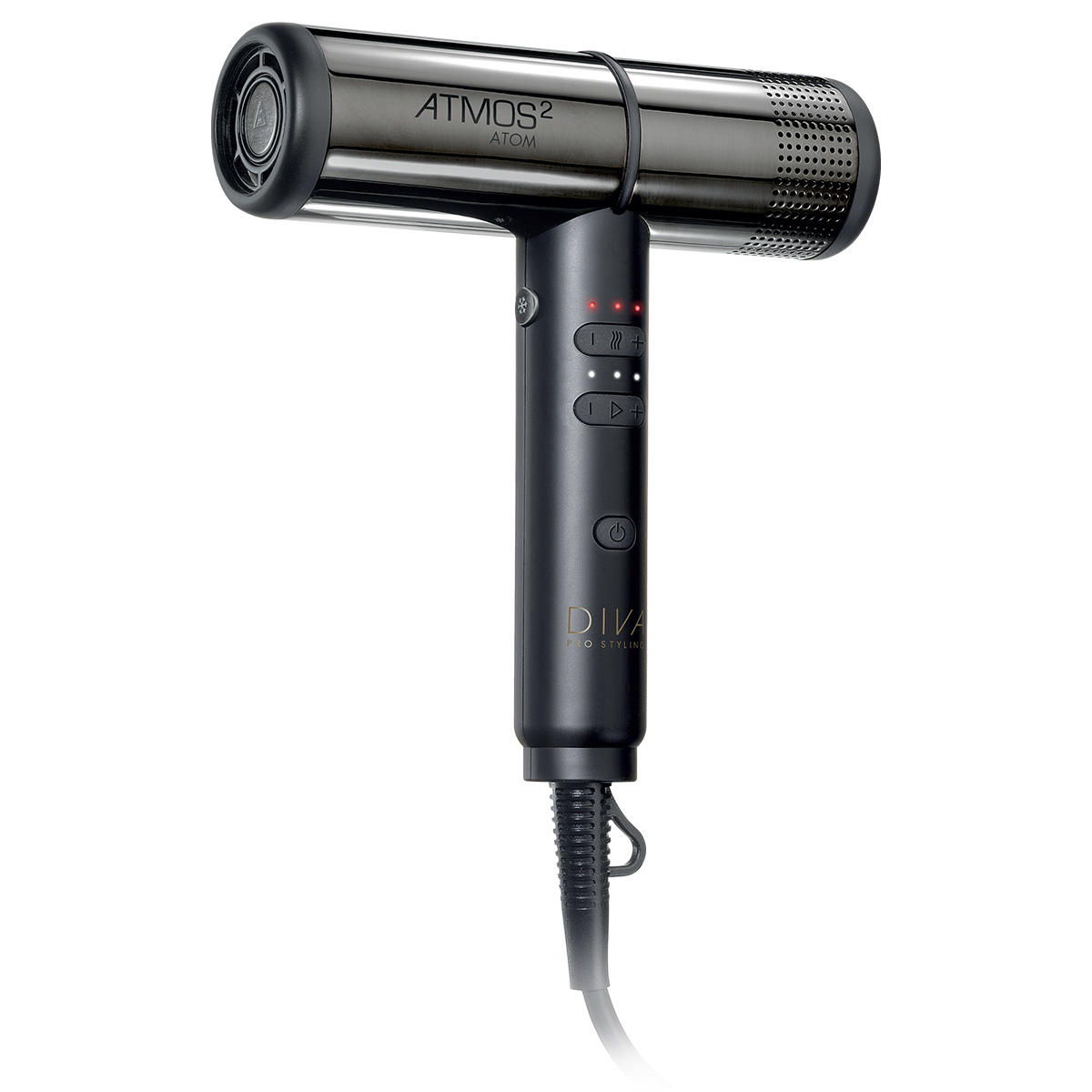 Diva Atmos 2 Atom hair dryer black