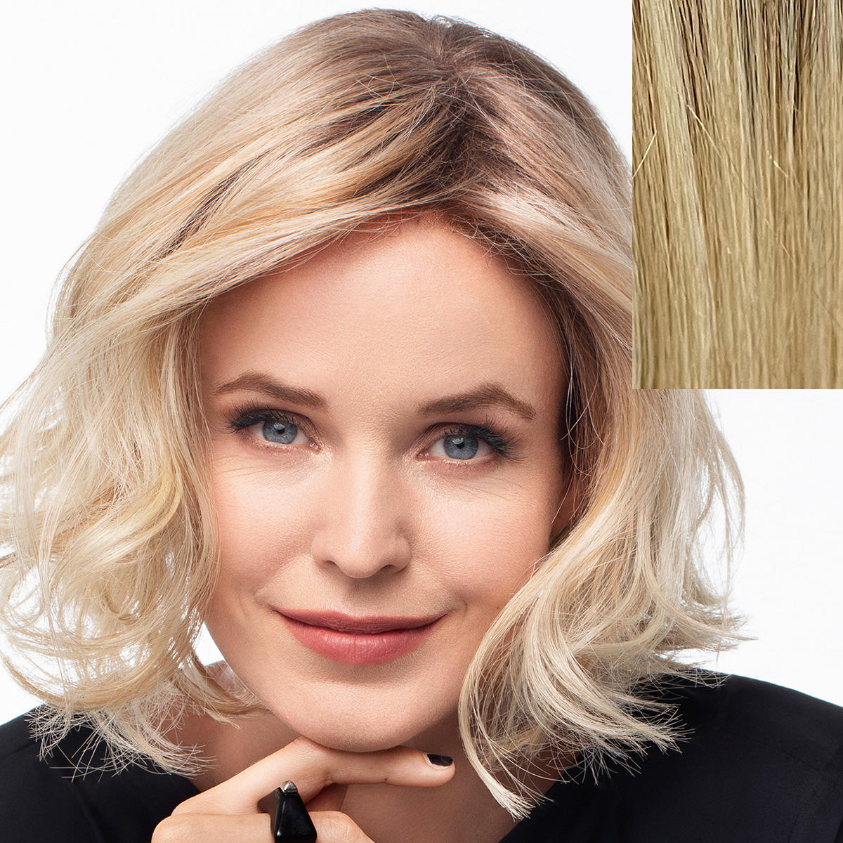 Gisela Mayer Synthetische haarpruik Magic Taste Mono lace 22/25+10 Honey Blond Balayage