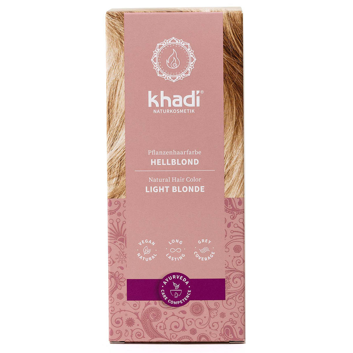 khadi Pflanzenhaarfarbe Hellblond 100 g