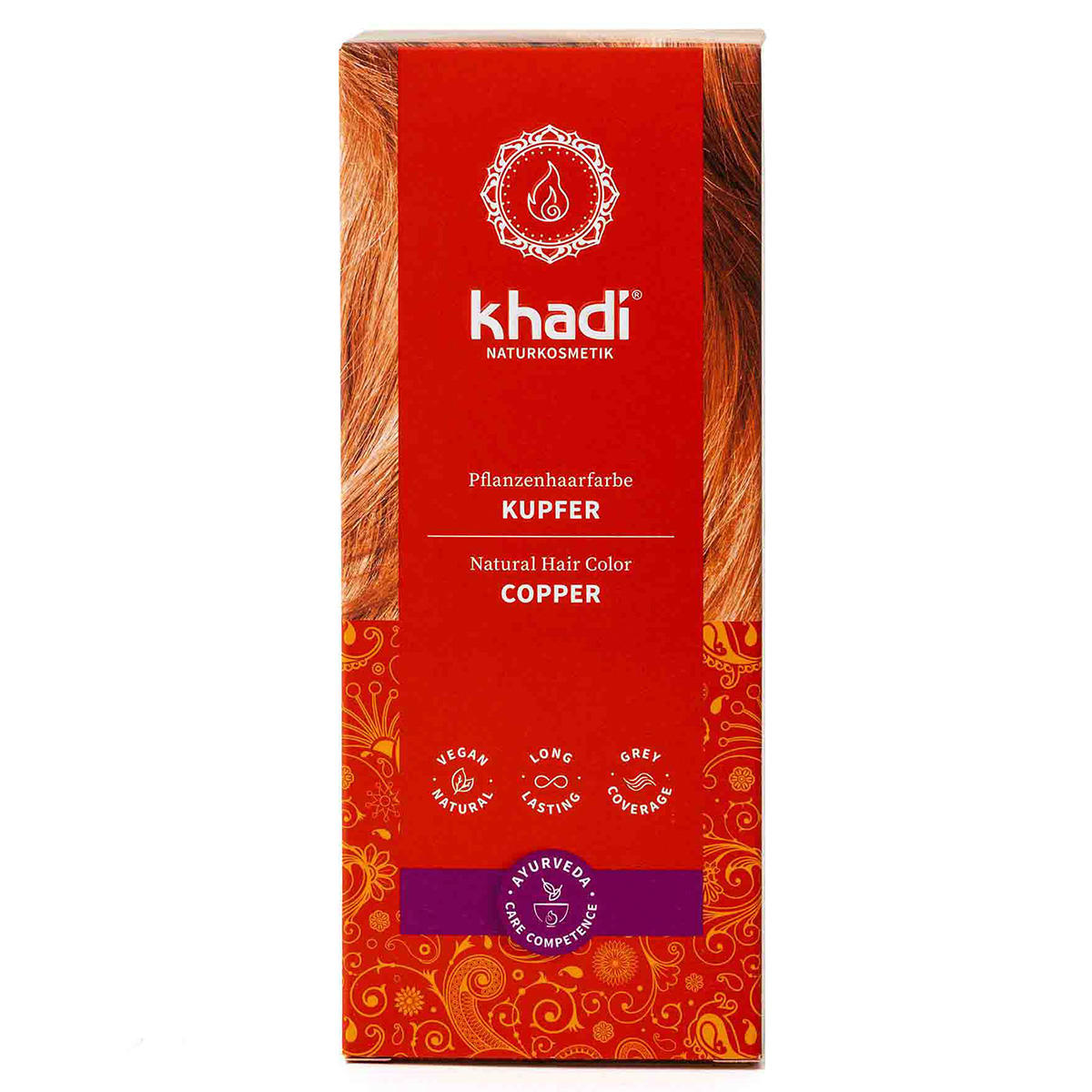 khadi Plant haarkleur koper 100 g