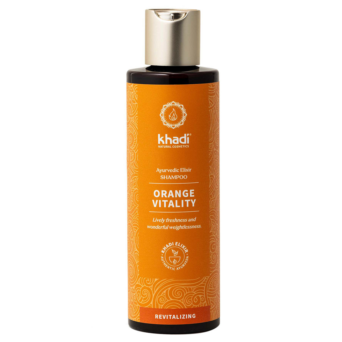 khadi Revitalizing Revitalizing Ayurvedic Elixir Shampoo Orange Vitality 200 ml