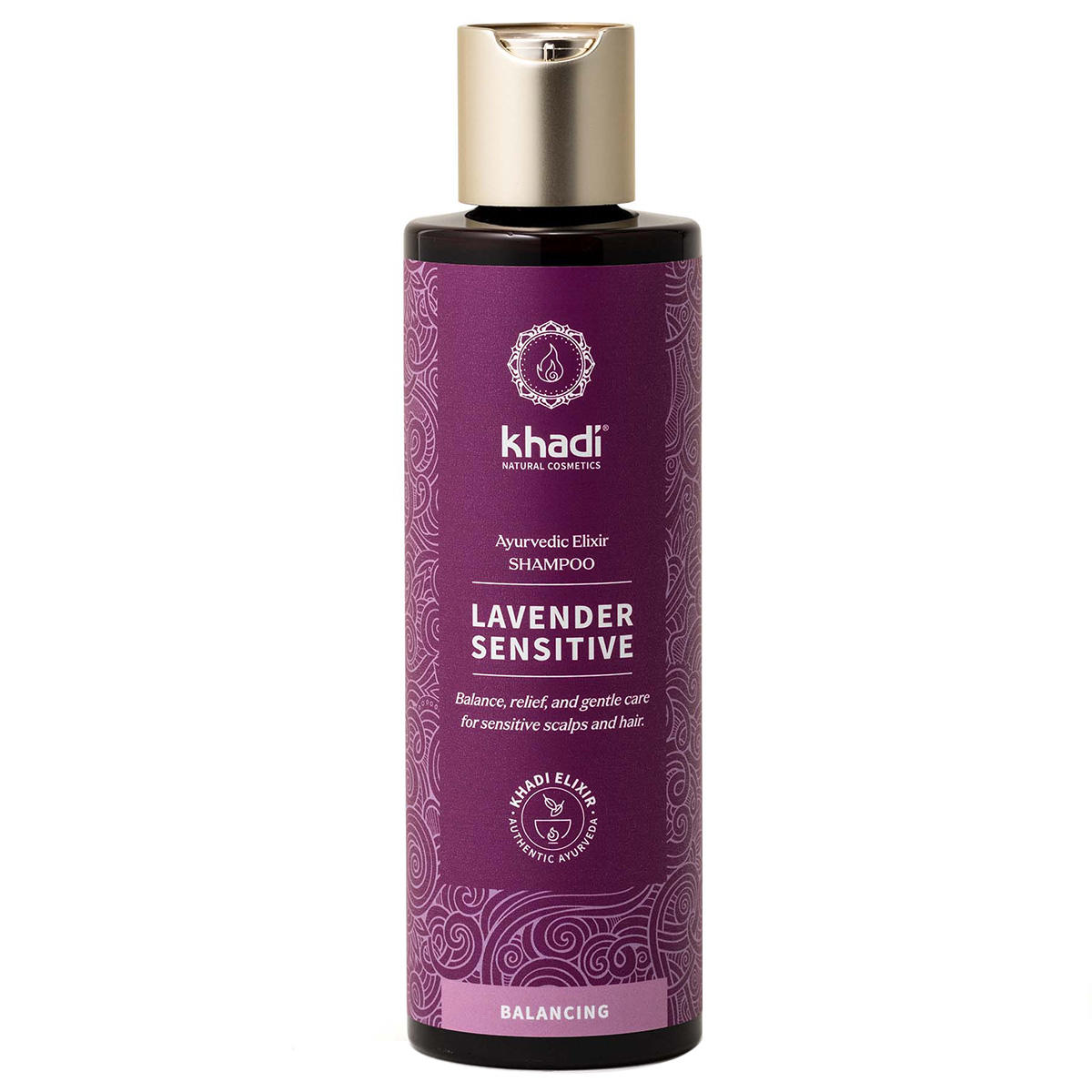 khadi Balancing Ayurvedic Elixir Shampoo Lavender Sensitive 200 ml